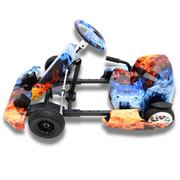 KINGTOYS.ca 2026 Flame Go Kart 36V With Adjustable Seat Goes Up To 12 mph