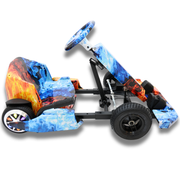 KINGTOYS.ca 2026 Flame Go Kart 36V With Adjustable Seat Goes Up To 12 mph