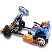 KINGTOYS.ca 2026 Flame Go Kart 36V With Adjustable Seat Goes Up To 12 mph