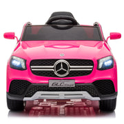 2023 12V Mercedes-Benz GLC Coupe kids Ride On Cars with Remote Control Red Leather Seat Rubber Tires