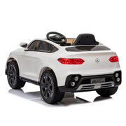 2023 12V Mercedes-Benz GLC Coupe kids Ride On Cars with Remote Control Red Leather Seat Rubber Tires