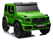 KINGTOYS.ca 2027 Platinum XL Mercedes G63 2x24V/4WD Kids Ride On Car with Rubber EVA Wheels & Leather Seats, 7" Video Screen with RC