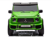 KINGTOYS.ca 2027 Platinum XL Mercedes G63 2x24V/4WD Kids Ride On Car with Rubber EVA Wheels & Leather Seats, 7" Video Screen with RC