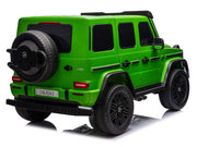 KINGTOYS.ca 2027 Platinum XL Mercedes G63 2x24V/4WD Kids Ride On Car with Rubber EVA Wheels & Leather Seats, 7" Video Screen with RC