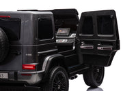 KINGTOYS.ca 2027 Platinum XL Mercedes G63 2x24V/4WD Kids Ride On Car with Rubber EVA Wheels & Leather Seats, 7" Video Screen with RC