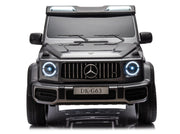 KINGTOYS.ca 2027 Platinum XL Mercedes G63 2x24V/4WD Kids Ride On Car with Rubber EVA Wheels & Leather Seats, 7" Video Screen with RC