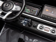 KINGTOYS.ca 2027 Platinum XL Mercedes G63 2x24V/4WD Kids Ride On Car with Rubber EVA Wheels & Leather Seats, 7" Video Screen with RC