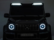 KINGTOYS.ca 2027 Platinum XL Mercedes G63 2x24V/4WD Kids Ride On Car with Rubber EVA Wheels & Leather Seats, 7" Video Screen with RC