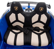 KINGTOYS.ca 2027 Licensed Upgraded 24V Lamborghini SVJ Drifting Kids Ride-On 2 seater Car With RC