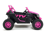 KINGTOYS.ca 2027 XXL Premium MegaTrek 24V 2-Seater 24V 4X4/AWD Kids Ride on UTV Buggy W/ EVA Rubber Wheels, RC