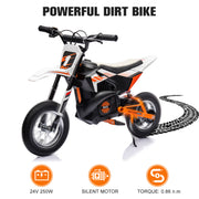 24V Kids Dirt Bike Powerful Off Road Edition 250W Silent Motor
