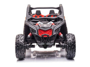 KINGTOYS.ca 2026 Officially Licensed 2x24V LX Performance Can-Am Maverick 4WD Edition 2-Seater Pack Kids Ride on Buggy Eva Wheels Leather Seats RC