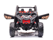 KINGTOYS.ca 2026 Officially Licensed 2x24V LX Performance Can-Am Maverick 4WD Edition 2-Seater Pack Kids Ride on Buggy Eva Wheels Leather Seats RC