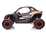 KINGTOYS.ca 2026 Officially Licensed 2x24V LX Performance Can-Am Maverick 4WD Edition 2-Seater Pack Kids Ride on Buggy Eva Wheels Leather Seats RC