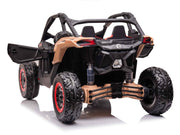 KINGTOYS.ca 2026 Officially Licensed 2x24V LX Performance Can-Am Maverick 4WD Edition 2-Seater Pack Kids Ride on Buggy Eva Wheels Leather Seats RC