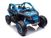 KINGTOYS.ca 2026 Officially Licensed 2x24V LX Performance Can-Am Maverick 4WD Edition 2-Seater Pack Kids Ride on Buggy Eva Wheels Leather Seats RC