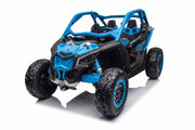 KINGTOYS.ca 2026 Officially Licensed 2x24V LX Performance Can-Am Maverick 4WD Edition 2-Seater Pack Kids Ride on Buggy Eva Wheels Leather Seats RC