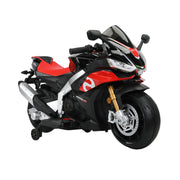 KINGTOYS.ca Upgraded Aprilia RSV4 24V Super Motorcycle With Music, Lights and Rubber Wheels