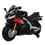 KINGTOYS.ca Upgraded Aprilia RSV4 24V Super Motorcycle With Music, Lights and Rubber Wheels