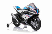 KINGTOYS.ca Kids BMW HP4 Super Motorcycle With Music, Lights and Rubber Wheels