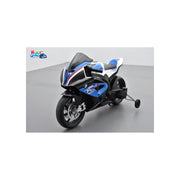 KINGTOYS.ca Kids BMW HP4 Super Motorcycle With Music, Lights and Rubber Wheels