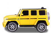 KINGTOYS.ca Mercedes Benz Cars Mercedes Benz Cars 12VAMGG63YELLOW 2024 12V Licensed Mercedes-Benz AMG G63 Kids Ride On 1 Seater Cars RC