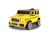 KINGTOYS.ca Mercedes Benz Cars Mercedes Benz Cars 12VAMGG63YELLOW 2024 12V Licensed Mercedes-Benz AMG G63 Kids Ride On 1 Seater Cars RC