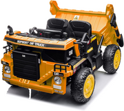 KINGTOYS.ca 12V Construction Dump Truck 2 Seater Kids Ride On Car with Remote Control, Electronic Dumper, Shovel