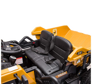 KINGTOYS.ca 12V Construction Dump Truck 2 Seater Kids Ride On Car with Remote Control, Electronic Dumper, Shovel