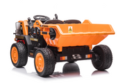 KINGTOYS.ca 12V Construction Dump Truck 2 Seater Kids Ride On Car with Remote Control, Electronic Dumper, Shovel