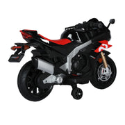 KINGTOYS.ca Upgraded Junior Aprilia RSV4 12V Super Motorcycle With Music, Lights and Rubber Wheels