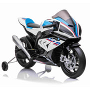 Kids 12V BMW HP4 Super Motorcycle With Music, Lights and Rubber Wheels