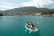 Aqua Marina Laxo-320 Recreational Kayak 2 person. Inflatable deck. Kayak paddle set included.