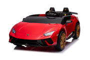 KINGTOYS.ca 2027 Licensed 24V Lamborghini Huracan 4x4 Complete Edition 2 Seater Kids Ride-On Cars With RC