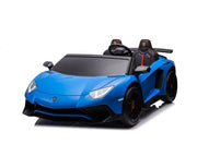2027 24V XXL Licensed Lamborghini Aventador 200 Watts Brushless Motor electric 2 Seater Kids Ride On Cars Leather Seat Tubeless Air Tires