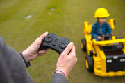 KINGTOYS.ca 2026 CAT Dump Truck 12V Kids Ride-On with Remote Control, Working Shovel & Realistic Construction Sounds With RC