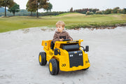 2026 Licensed 12V CAT Electric Dump Truck Kids Ride On