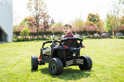2026 Licensed 24V Can Am Maverick 1-Seater Kids On UTV, Rubber Tires, Leather Seat, With Remote Control