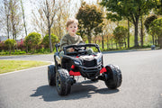 2026 Licensed 24V Can Am Maverick 1-Seater Kids On UTV, Rubber Tires, Leather Seat, With Remote Control