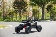 2026 Licensed 24V Can Am Maverick 1-Seater Kids On UTV, Rubber Tires, Leather Seat, With Remote Control