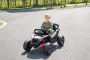 2026 Licensed 24V Can Am Maverick 1-Seater Kids On UTV, Rubber Tires, Leather Seat, With Remote Control