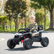2026 Licensed 24V Can Am Maverick 1-Seater Kids On UTV, Rubber Tires, Leather Seat, With Remote Control