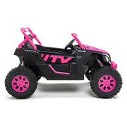 2026 XXL Premium MegaTrek 24V 2-Seater 24V 4X4/AWD Kids Ride on UTV Buggy Upgraded Silent Motors W/ EVA Rubber Foam Tires, RC
