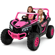 2026 XXL Premium MegaTrek 24V 2-Seater 24V 4X4/AWD Kids Ride on UTV Buggy Upgraded Silent Motors W/ EVA Rubber Foam Tires, RC
