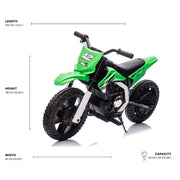 2026 MotoX 24V Electric Dirt Bike Kids Ride On Motorcycle Up to 18 km/h