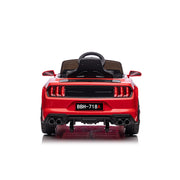 2022 Mustang Style Ride on12V Battery & Hydraulics | Siège en cuir et pneus en caoutchouc à distance rouge