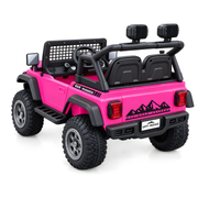 2026 12V Jeep Off Road Kids Ride On Car, Leather Seat, Rubber Tires With RC