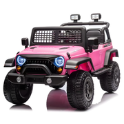 2026 12V Jeep Off Road Kids Ride On Car, Leather Seat, Rubber Tires With RC