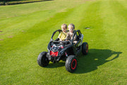 KINGTOYS.ca 2026 Officially Licensed 2x24V LX Performance Can-Am Maverick 4WD Edition 2-Seater Pack Kids Ride on Buggy Eva Wheels Leather Seats RC