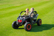 2027 Officially Licensed 2x24V LX Performance Can-Am Maverick 4WD Edition 2-Seater Pack Kids Ride on Buggy Eva Wheels Leather Seats RC